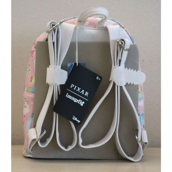Loungefly Women's Pink Disney Pixar Characters On Clouds Mini Backpack - Picture 2 of 11